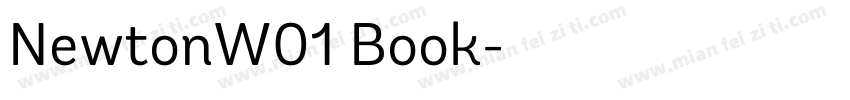 NewtonW01 Book字体转换